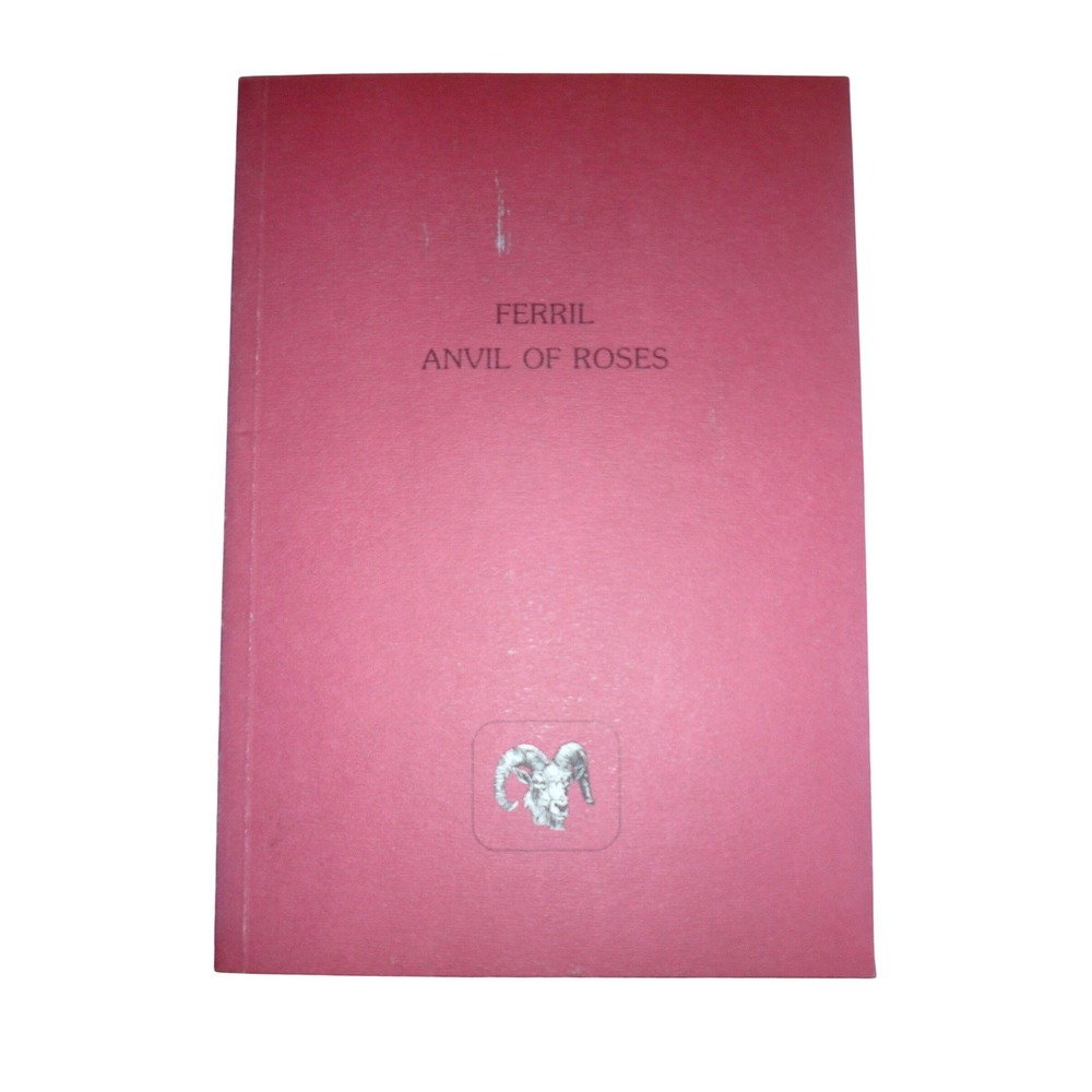 Anvil of Roses Thomas Hornsby Ferril 1985 Ahsahta Tattered Cover Bookmarkโ